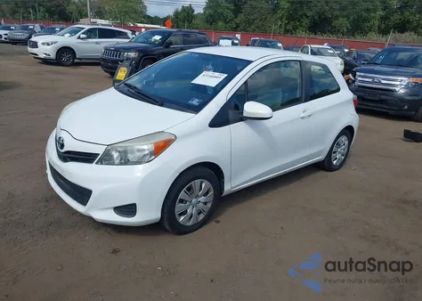 2012 Toyota Yaris L из США, поврежденный, VIN JTDJTUD36CD516691